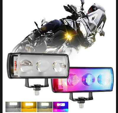 3-Lens LED Fog Lights for SUVs ATVs UTVs Pakistan image 1 PanguDeals Pakistan