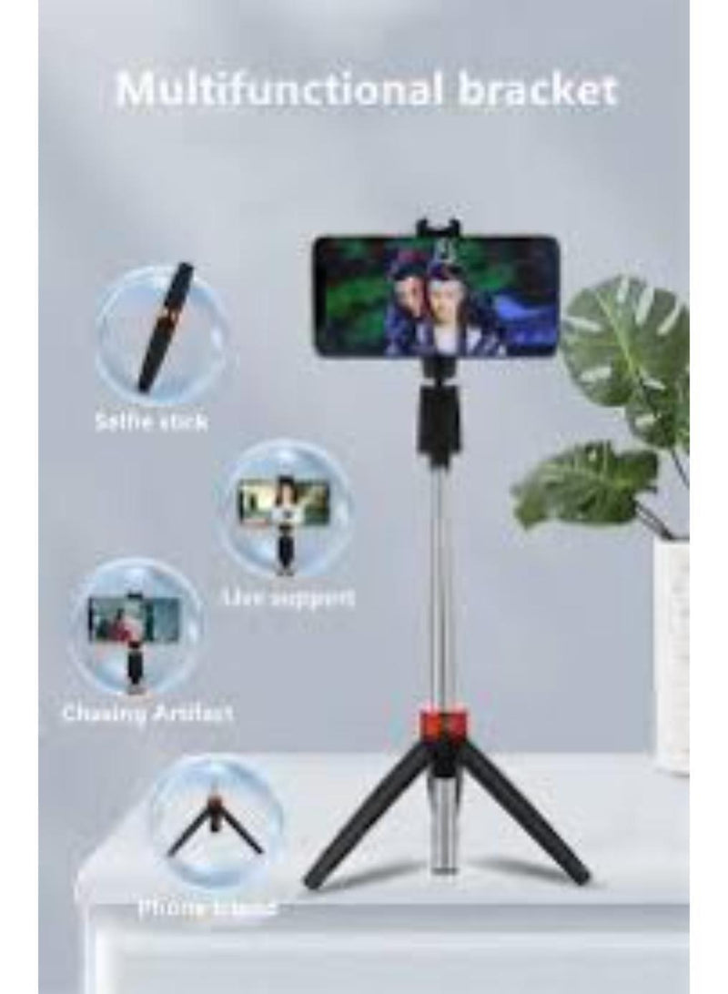 Multifunctional Selfie Stick Black Lightweight Portable Tripod image 1 PanguDeals Pakistan