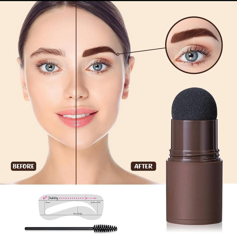 3D Eyebrow Stamp Kit Dark Brown Travel Friendly image 1 PanguDeals Pakistan