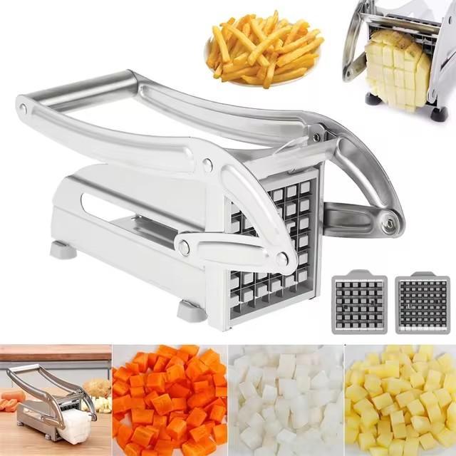Stainless Steel Vegetable Cutter Compact Kitchen Use image 1 PanguDeals Pakistan