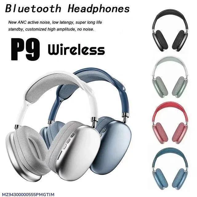 P9 Wireless Bluetooth Headphones ANC Black image 1 PanguDeals Pakistan