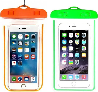 Silicone Waterproof Phone Case Orange Green image 1 PanguDeals Pakistan