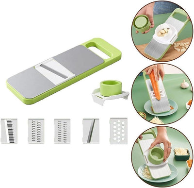 Compact Manual Food Chopper Green ABS Plastic image 1 PanguDeals Pakistan
