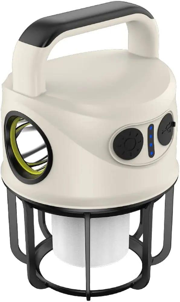 Rechargeable Camping Light White Black 2400mAh image 1 PanguDeals Pakistan
