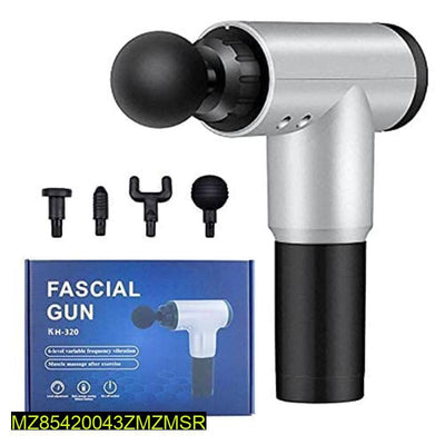 Fascial Gun KH-320 Silver Black Massage Device image 1 PanguDeals Pakistan
