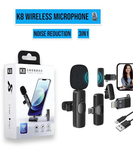 K8 Type-C Wireless Microphone