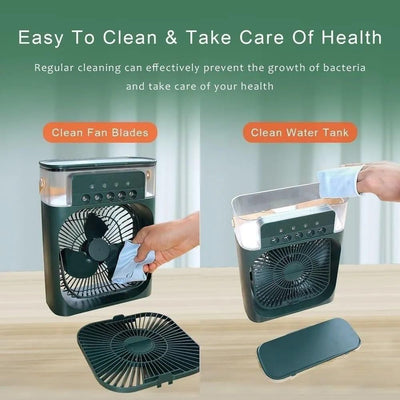 Mini Air Cooler White Portable Cooling for Small Rooms image 1 PanguDeals Pakistan