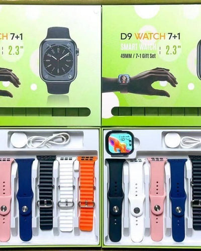 D9 Ultra Smart Watch Series 9 with 7 Straps & Bluetooth image 1 PanguDeals Pakistan