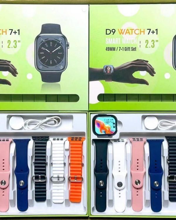 D9 Ultra Smart Watch Series 9 with 7 Straps & Bluetooth image 1 PanguDeals Pakistan