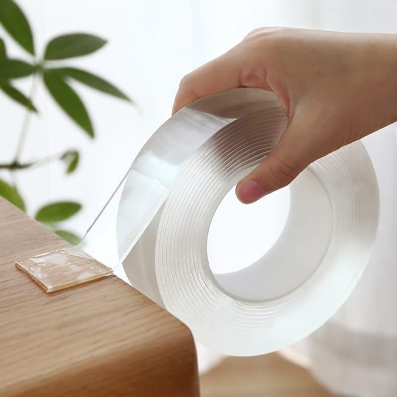 White ABS Double Sided Tape 1 Pc Durable Adhesive image 1 PanguDeals Pakistan