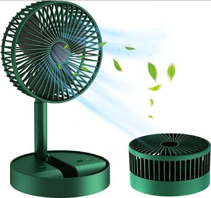 Portable Rechargeable Green Fan for Home Office Travel image 1 PanguDeals Pakistan