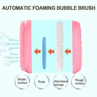 Turquoise Silicone Baby Bath Brush for Kids image 5 PanguDeals Pakistan
