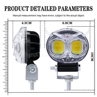 Owl Shape LED Fog Light for Bikes Multi Color 8 Modes image 2 PanguDeals Pakistan