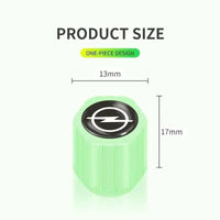 Glowing Wheel Valve Caps for Cars Bikes Bicycles ABS Green image 2 PanguDeals Pakistan