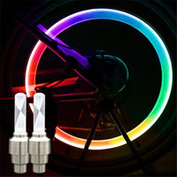 8 Pcs Multicolor LED Wheel Lights for Cars Bikes Bikes image 2 PanguDeals Pakistan