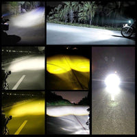 Mini Driving LED Lights White Yellow ABS Durable image 3 PanguDeals Pakistan
