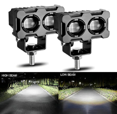 Premium Quality Motorcycle Robot Dual Colour Led Work Driving Lights image 1 PanguDeals Pakistan