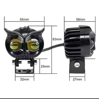 Owl Shaped Fog Light 40W Flashing Dual Yellow White image 3 PanguDeals Pakistan