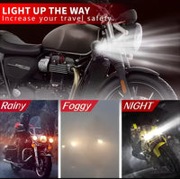 Skull Fog Lights IP68 Waterproof Metal Motorcycle image 4 PanguDeals Pakistan