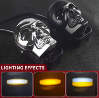 Skull Fog Lights IP68 Waterproof Metal Motorcycle image 5 PanguDeals Pakistan