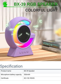 Touch Lamp Wireless Speaker with RGB Lighting & Voice Control image 3 PanguDeals Pakistan
