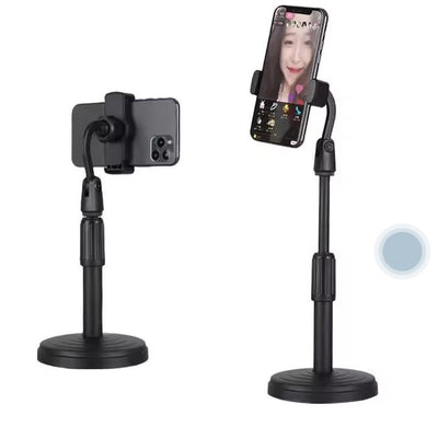 Portable Tripod Stand for Smartphones 360° Rotating Black Plastic image 1 PanguDeals Pakistan