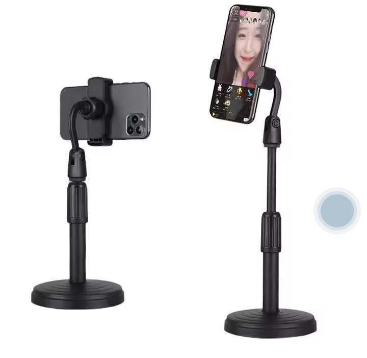 Portable Tripod Stand for Smartphones 360° Rotating Black Plastic image 1 PanguDeals Pakistan