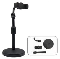 Portable Tripod Stand for Smartphones 360° Rotating Black Plastic image 2 PanguDeals Pakistan