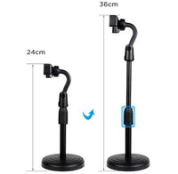 Portable Tripod Stand for Smartphones 360° Rotating Black Plastic image 4 PanguDeals Pakistan
