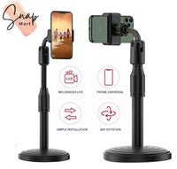 Portable Tripod Stand for Smartphones 360° Rotating Black Plastic image 5 PanguDeals Pakistan