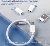 6-in-1 Wireless Charger & Card Holder Black image 4 PanguDeals Pakistan