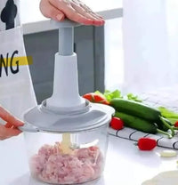 2L Manual Food Chopper Gray ABS Kitchen Essential image 2 PanguDeals Pakistan