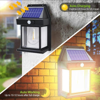 Motion Sensor Solar Lamp with IP65 Waterproof Golden Finish image 3 PanguDeals Pakistan