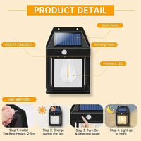 Solar Induction Wall Lamp Motion Sensor Outdoor LED image 4 PanguDeals Pakistan