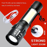 Rechargeable Flashlight with USB-C & Green Case image 2 PanguDeals Pakistan