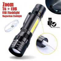 Rechargeable Flashlight with USB-C & Green Case image 4 PanguDeals Pakistan