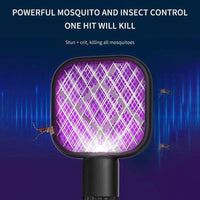 Portable Electric Mosquito Swatter Pink Black USB image 3 PanguDeals Pakistan