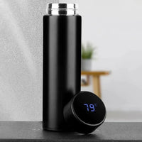 Insulated Water Bottle Black Stainless Steel 58°C Display image 4 PanguDeals Pakistan