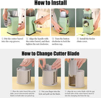 Compact Vegetable Slicer Cutter for Home Kitchen Use image 5 PanguDeals Pakistan