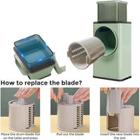 Green Manual Food Chopper with 3 Blades image 4 PanguDeals Pakistan