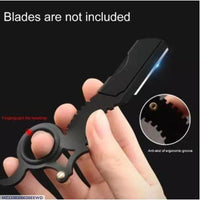 Black Fingerless Shaving Razor with Anti-Skid Grip image 5 PanguDeals Pakistan