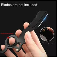 Black Fingerless Shaving Razor with Anti-Skid Grip image 1 PanguDeals Pakistan