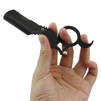 Black Fingerless Shaving Razor with Anti-Skid Grip image 4 PanguDeals Pakistan