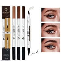 2 in 1 Waterproof Eyebrow & Eyeliner Pen image 5 PanguDeals Pakistan