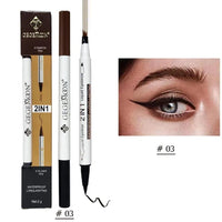 2 in 1 Waterproof Eyebrow & Eyeliner Pen image 4 PanguDeals Pakistan