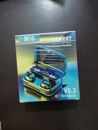 M10 True Wireless Headset Black Bluetooth 5.3 image 4 PanguDeals Pakistan