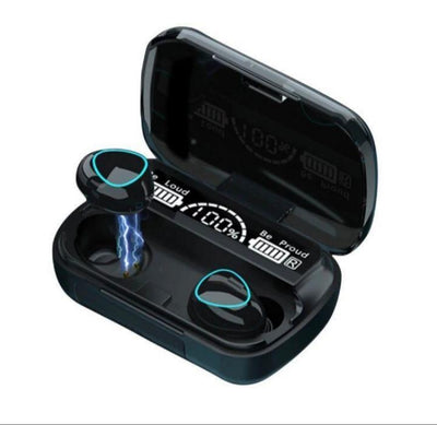 M10 True Wireless Headset Black Bluetooth 5.3 image 1 PanguDeals Pakistan