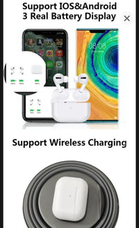 White Airpods with ANC & Fast Charge image 4 PanguDeals Pakistan