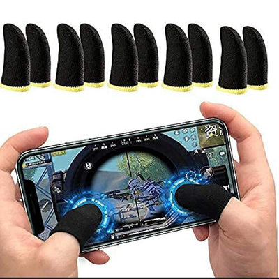 Black Velvet Thumb Sleeves for Mobile Gaming image 1 PanguDeals Pakistan
