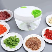 Manual Food Chopper ABS Plastic Multi-Color Portable Kitchen Tool image 3 PanguDeals Pakistan